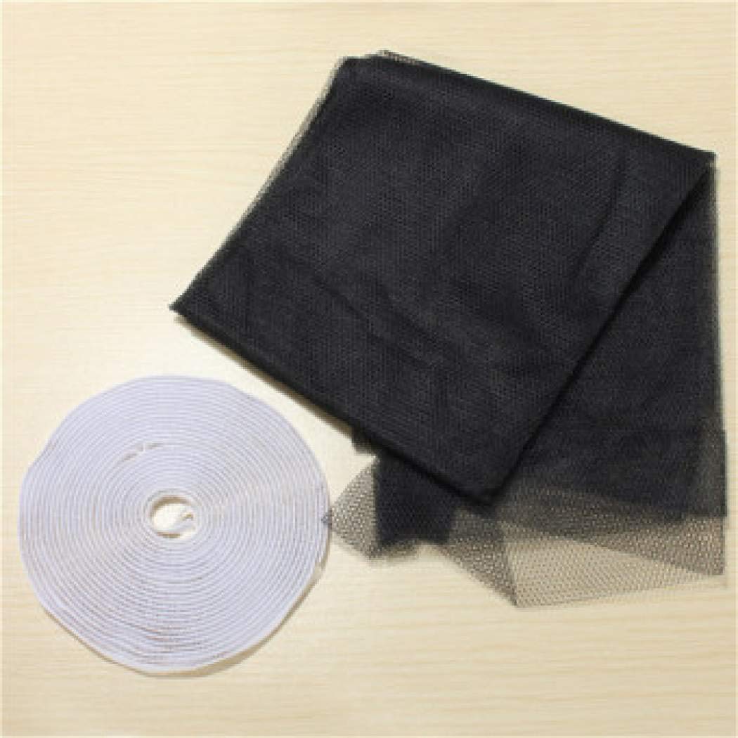 Orcoa Window Net Mesh Screen with Hook and Look Tape (Black) (B0867HT5TP) Amazon Price History, Amazon Price Tracker