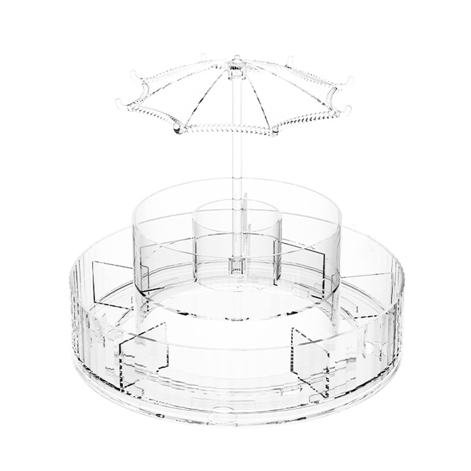 Kalttoy Clear Desktop Cosmetic Storage Box Desktop Lipsticks Eyeshadow Skincare Organizer for School Pen Pencil Organizer Cosmetic Storage Box