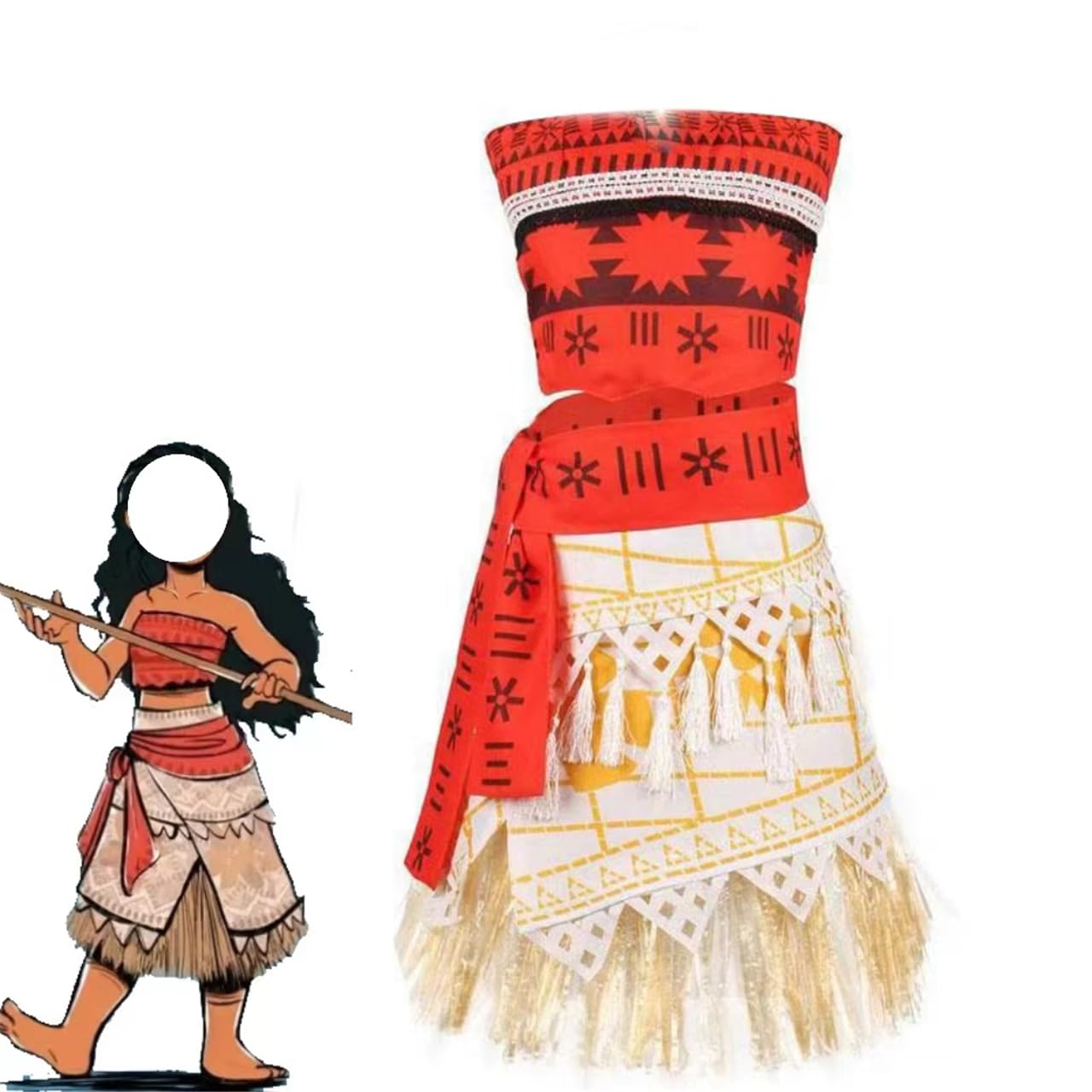 Amazon.co.jp: モアナと伝説の海 コスプレ衣装 子供/大人用 ハロウィン  