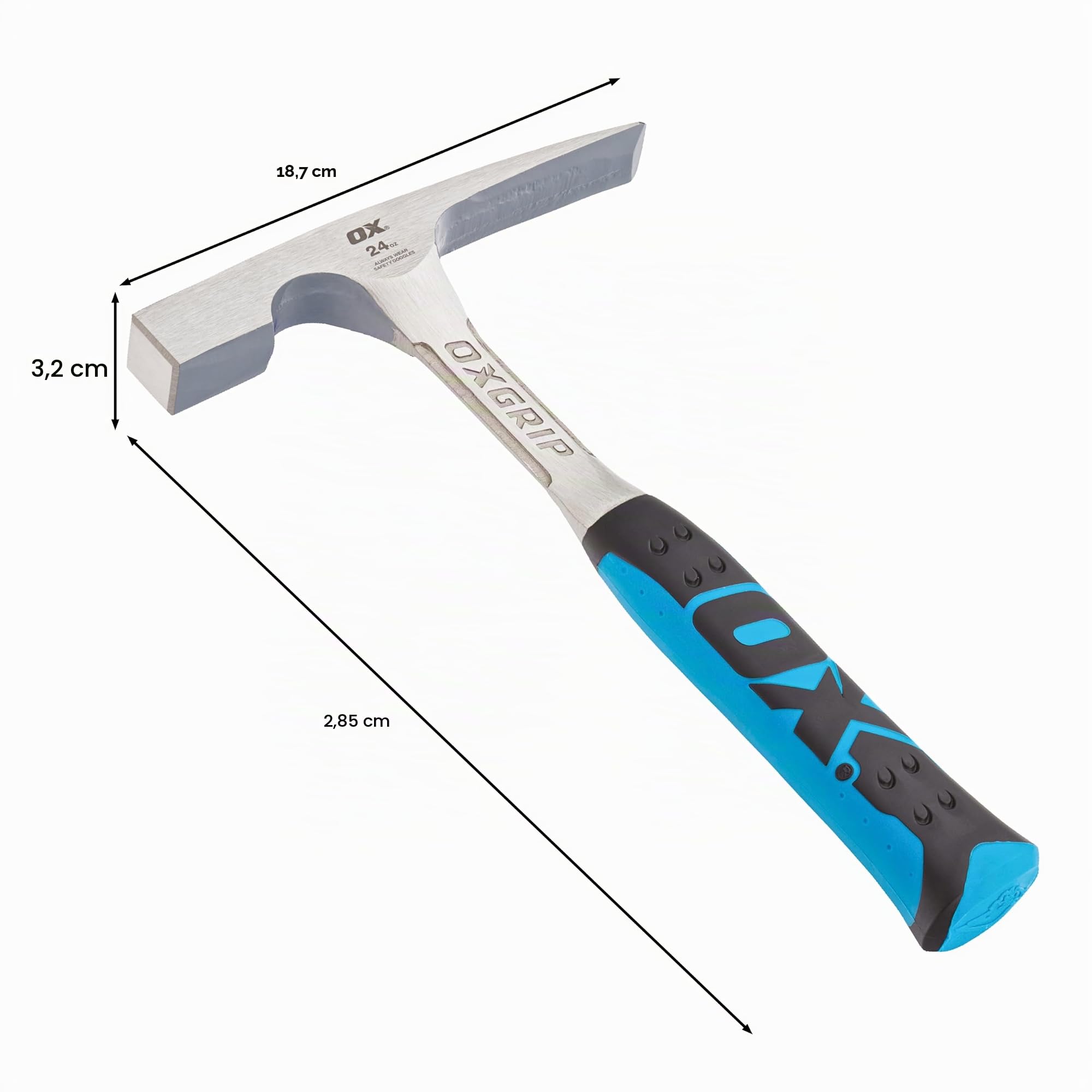 OX Pro Brick Hammer - 24 oz