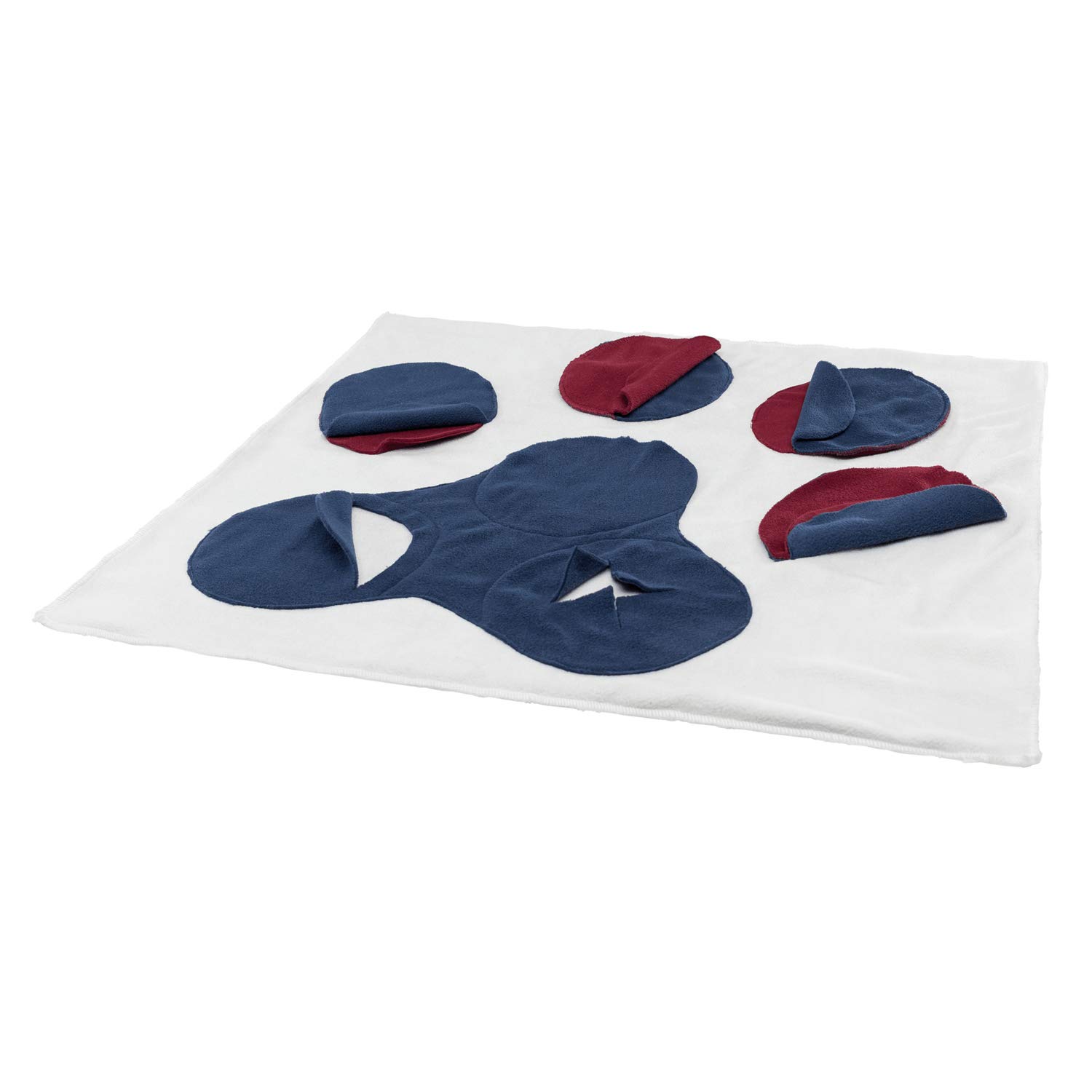 TRIXIE Hundespielzeug Intelligenz Dog Activity Strategiespiel „Schnüffeldecke“ – Anspruchsvolles Intelligenzspielzeug für Hunde zur Beschäftigung, 70x70cm – 32038