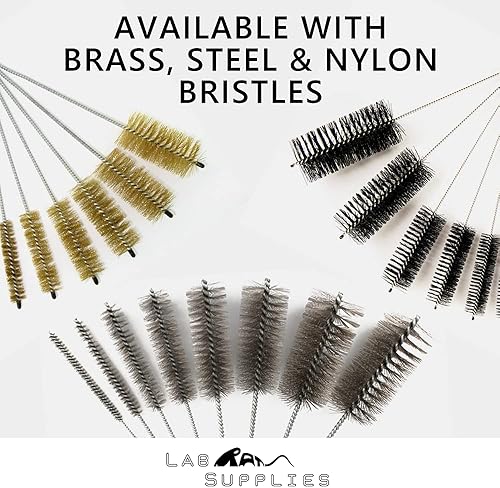 Miniatura 7 de Juego de cepillos de tubo de nailon de 8 pulgadas, 10 piezas  para limpiar tuberías, pajitas, botellas, joyas, vaporizadores