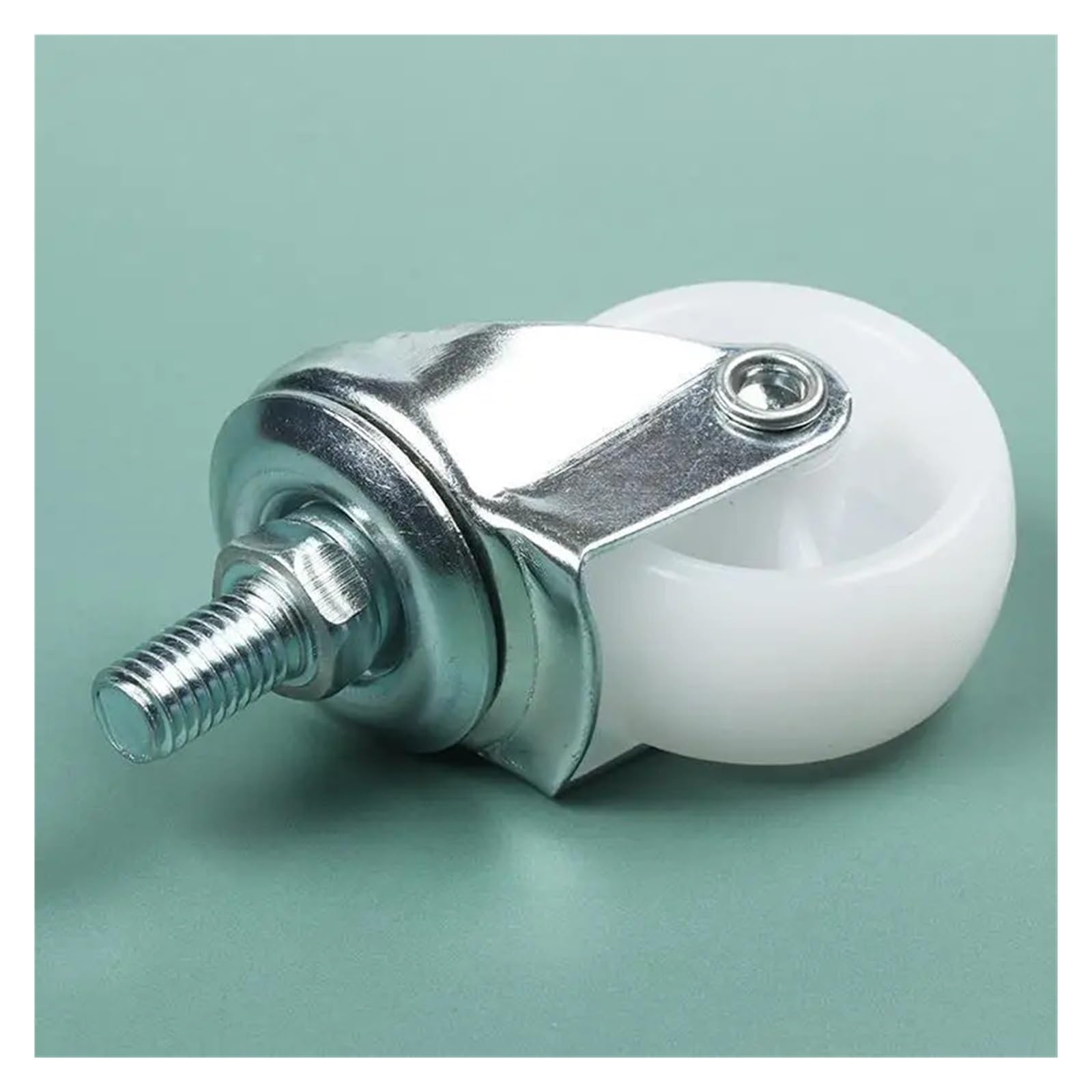 MXXDMOPD 4 Pieces/lot 1.5 inch Caster Screw M8/M10/M12 Coat Hanger Special electroplated Wheel 38mm Furniture(Sjb920-600a,10mmX25mm)