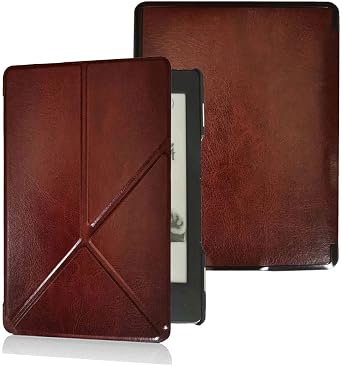 Case for Kindle 5/Kindle 4 6,Light Weight Slim Shockproof Kickstand Foldable PU Leather Cover Case for Amazon Kindle 5/Kindle 4 Model:D01100 6 E Ink Display (Rose Gold)