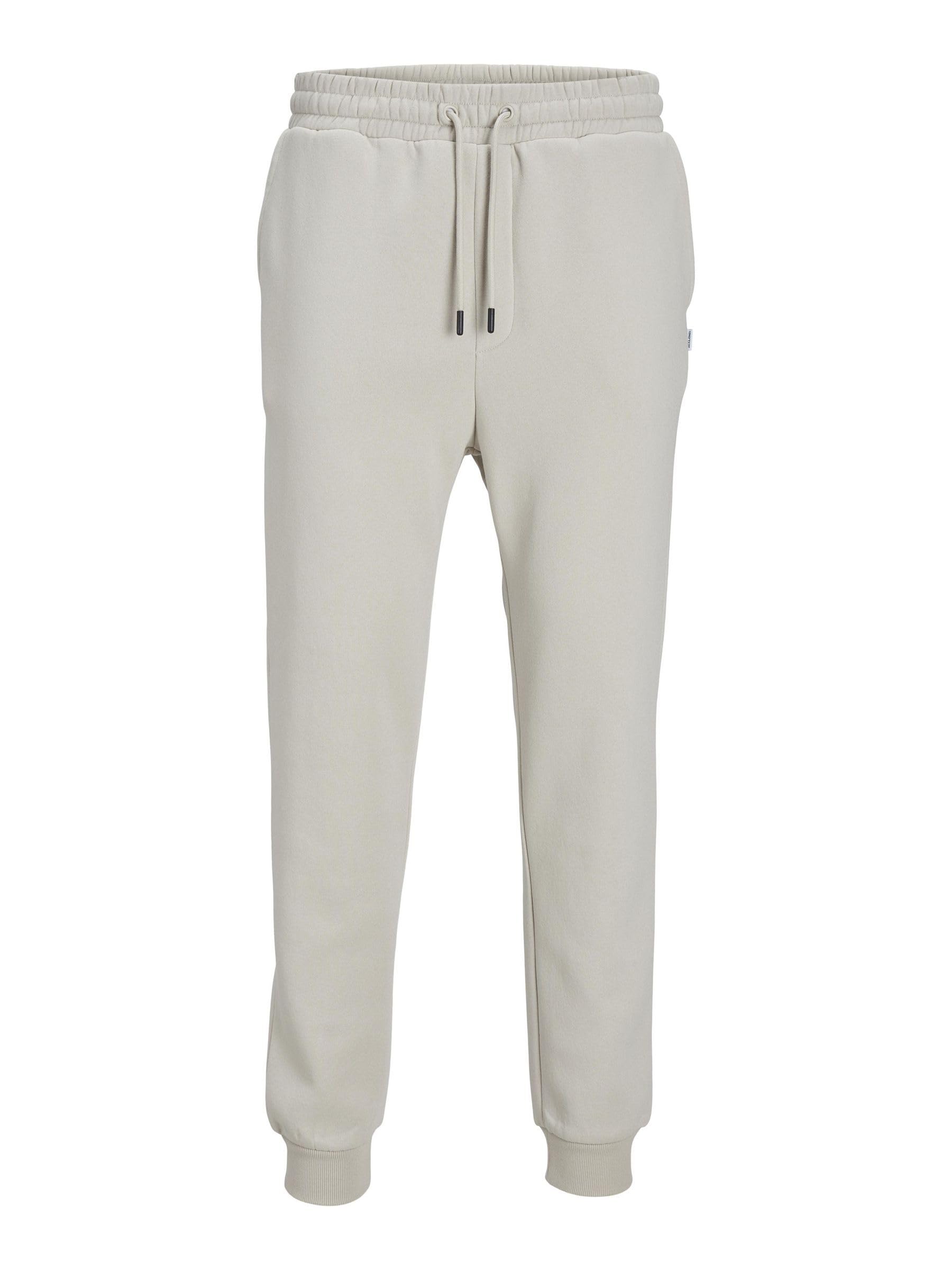 Jack & Jones Herren Jjigordon Jjnewsoft Sweat Pant GMS Noos Slacks, Moonbeam , 3XL