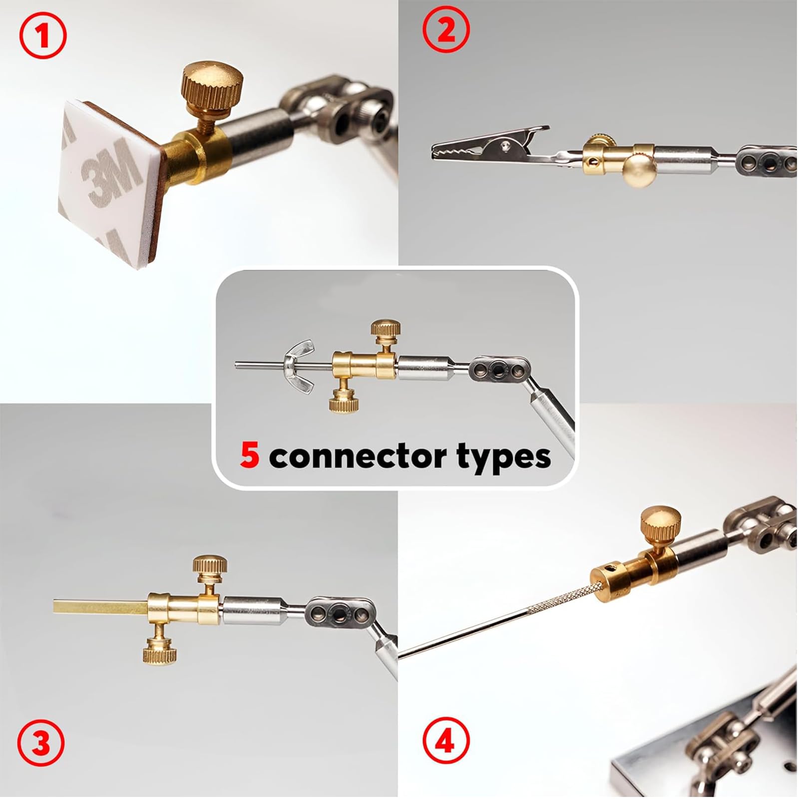 Armature Rigging System pour l'animation Stop Motion, Acier Inoxydable Rig Arm, DIY Stop Motion Armature Kits, 3-Stage Adjustment, pour Les débutants