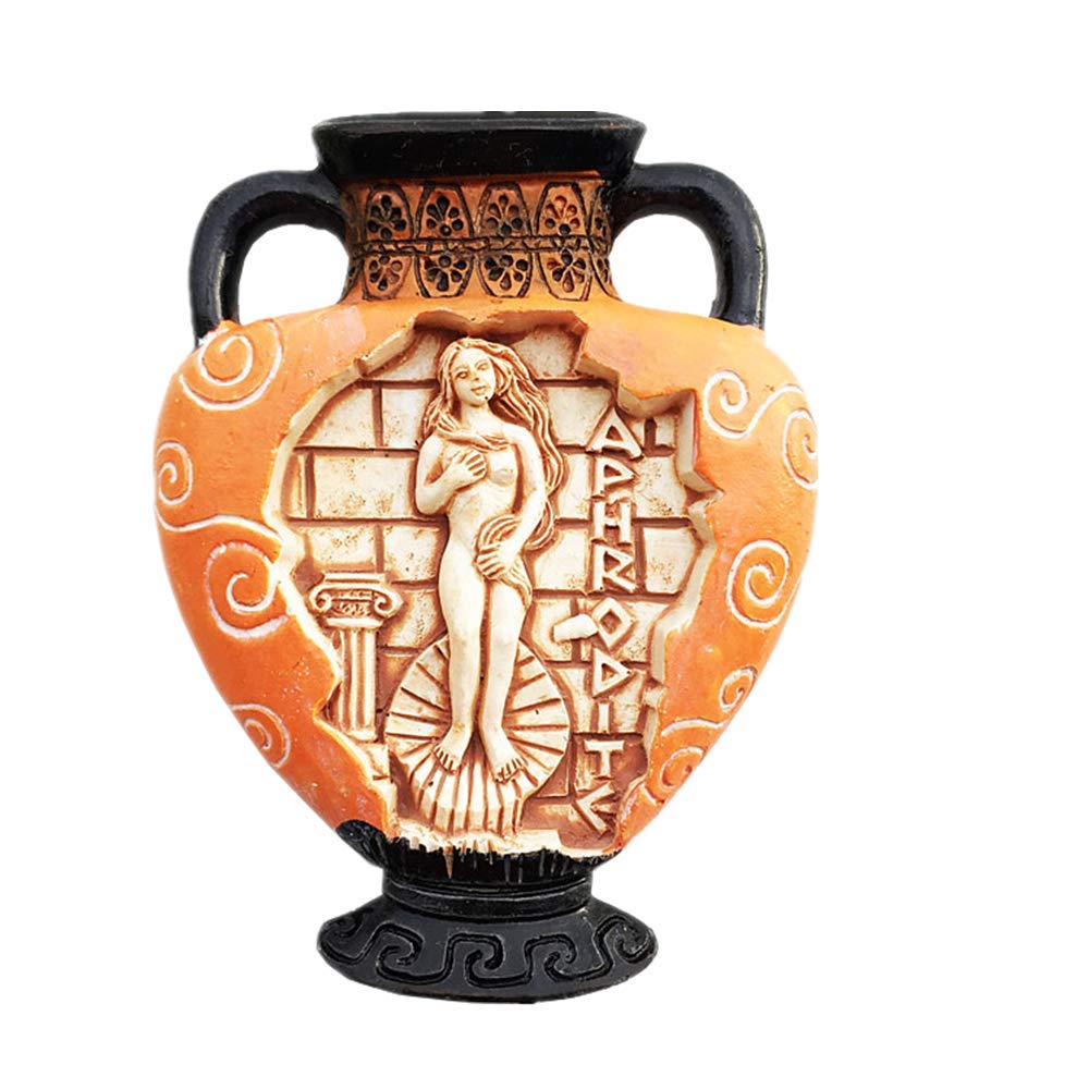 Calamita Frigorifero 3D Afrodite, Dea Dell'amore E Della Bellezza, Souvenir Grecia, In Resina, 5,7x7 Cm, Per Casa E Cucina