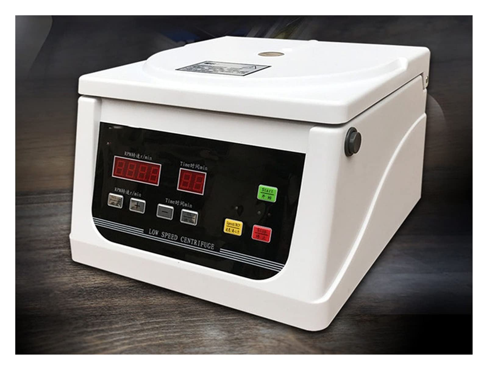 Centrífuga de laboratorio, Centrífuga de Benchtop Prp Centrífuga eléctrica 4000 RPM Belleza Serum Centrífuga de baja velocidad 400 0r / min(Host+4 * 50ML centrifuge tube rotor)