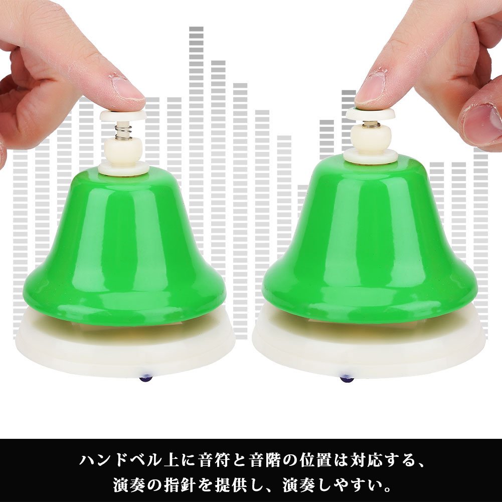 Amazon.co.jp: 子供用 ミュージックベル 音楽 ハンドベル玩具 8色 