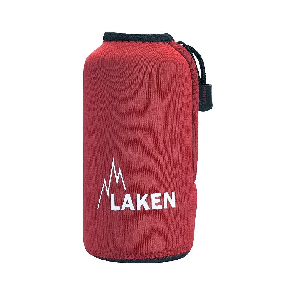 Laken Neoprene Bottle Sleeve Pouch Aluminum Water Bottle - 20oz, Red