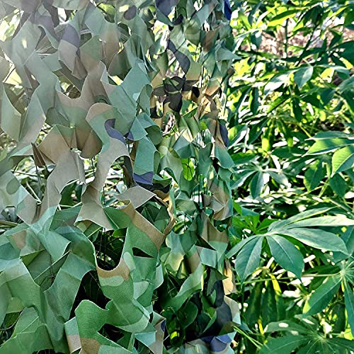 Geling Bundeswehr Tarnnetz Camouflage Netz Outdoor Sonnenschutz Tarnung Netz 1.5x2m 2×3m 2×5m 2×6m 2×8m 3×3m 4×5m 4×6m 8× 8m 10×10m, Jagd Camping Shooting,2×4m/6.5×13.1ft