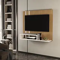 Painel para TV até 55” Pompéia | Sofisticação e Praticidade para sua Sala!
