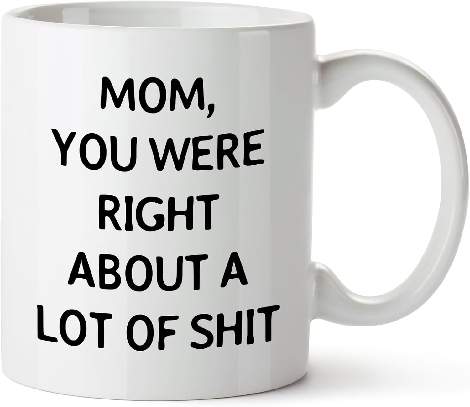 Funny Mothers Day Gifts for Mom Stepmom from Daughter or Son, Unique Gag Gifts for Mom Who Has Everything, Hilarious Mother's Day Gift Ideas for Women, 11oz Ceramic Cup Coffee Mug Presents