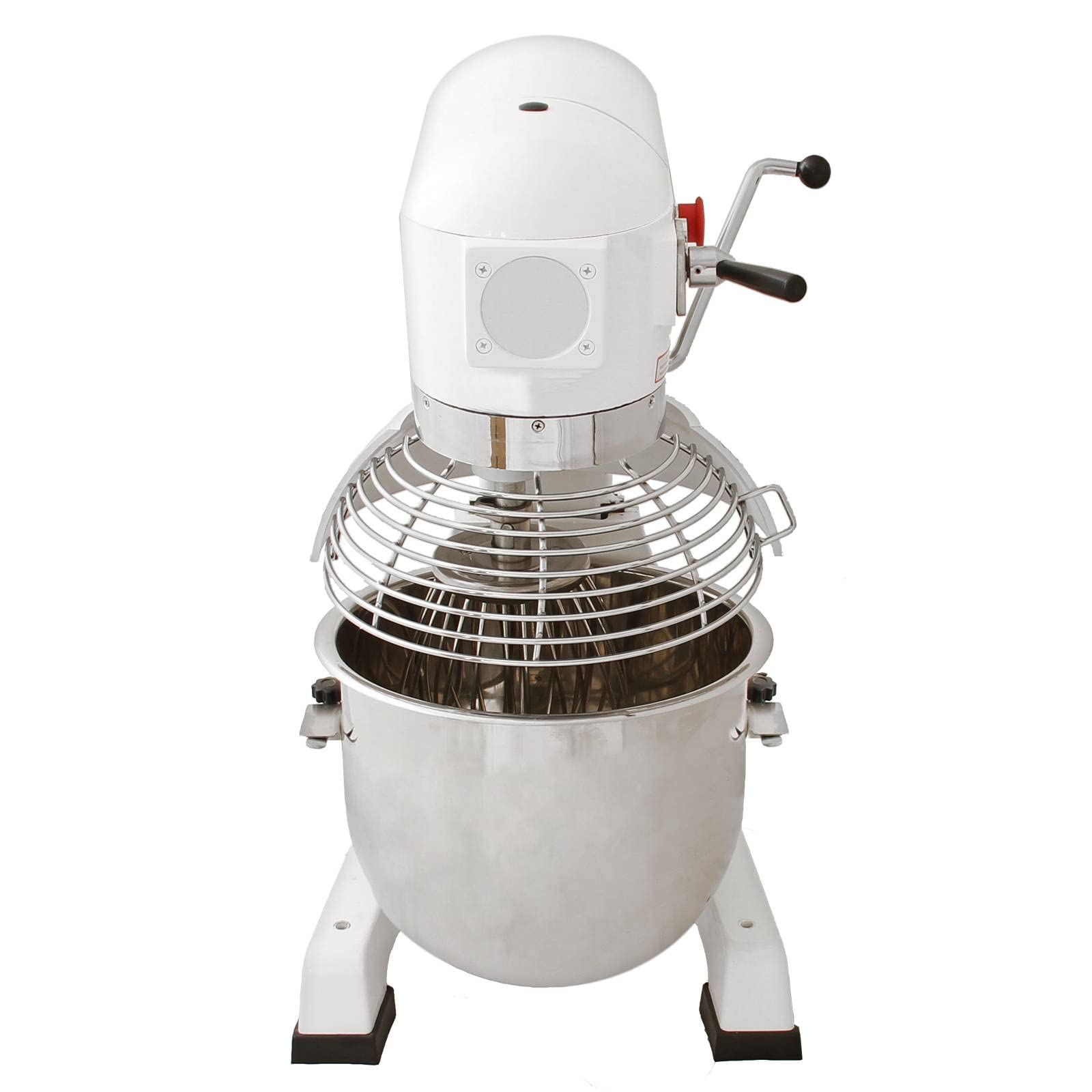 KuKoo - Batidora de batidora planetaria para amasar profesional de 20 litros con 3 accesorios