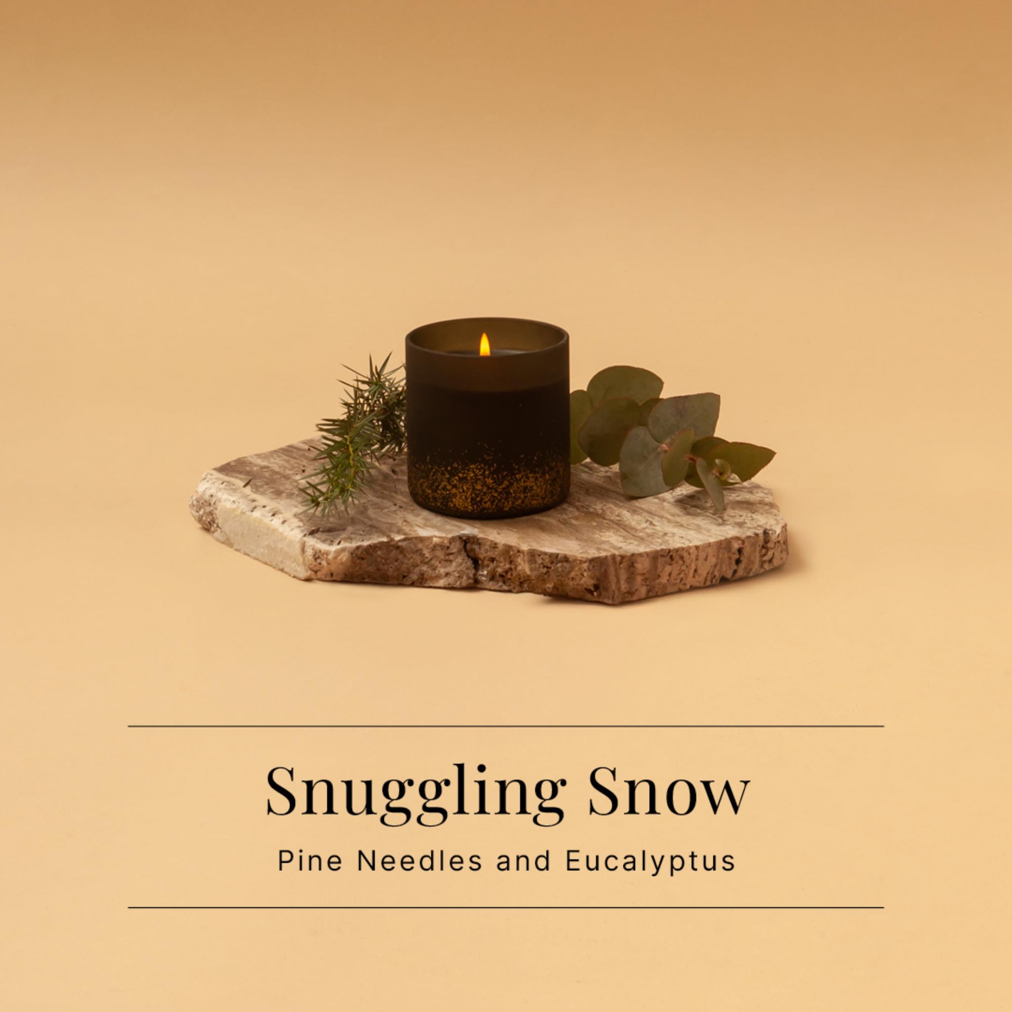 Spaas 6 candele profumate WinterGlow ± 35 ore, neve coccolosa, aghi di pino ed eucalipto