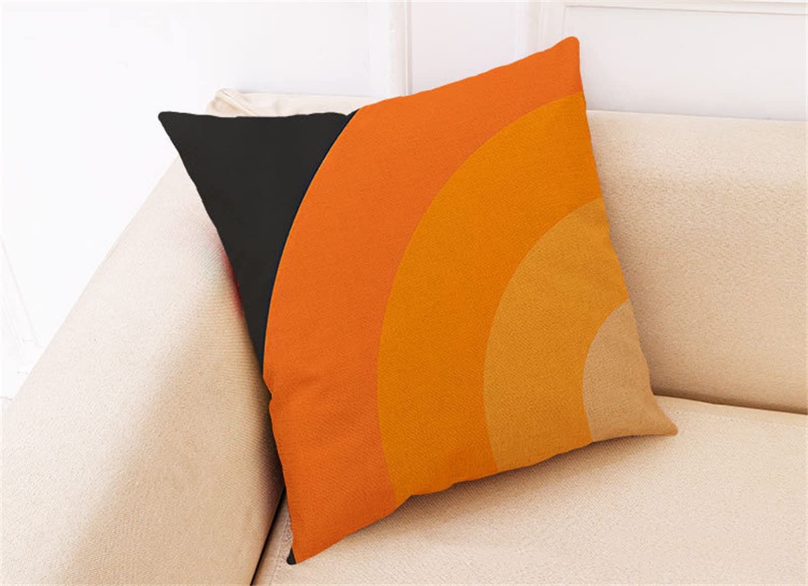 Set di 4 Federe per Cuscini Divano 40x40cm Moderne Fronte-Retro Decorazioni in Lino Federe per con Cerniera Invisibile Federa per Soggiorno Sedia Auto Decorazione Domestica Uccello della donna sexy