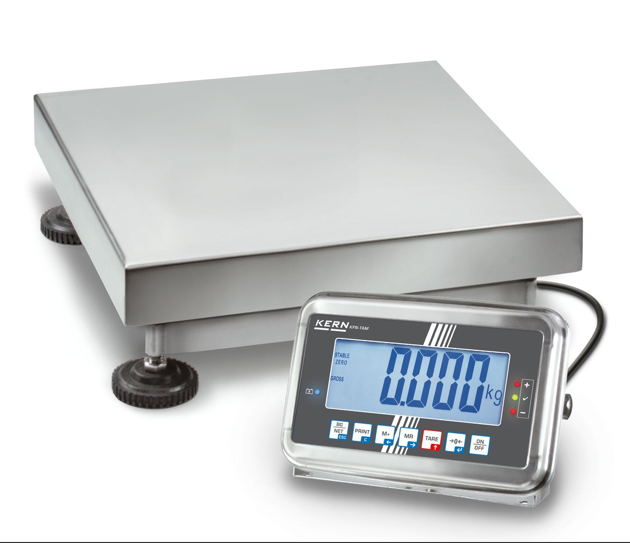 For Demand wiif300lm Bilancia acciaio inox SFB L, graduazione 100 gr, scuola di pesaje 2 – 300 kg, 650 mm Lunghezza x 500 mm larghezza x 142 mm altezza