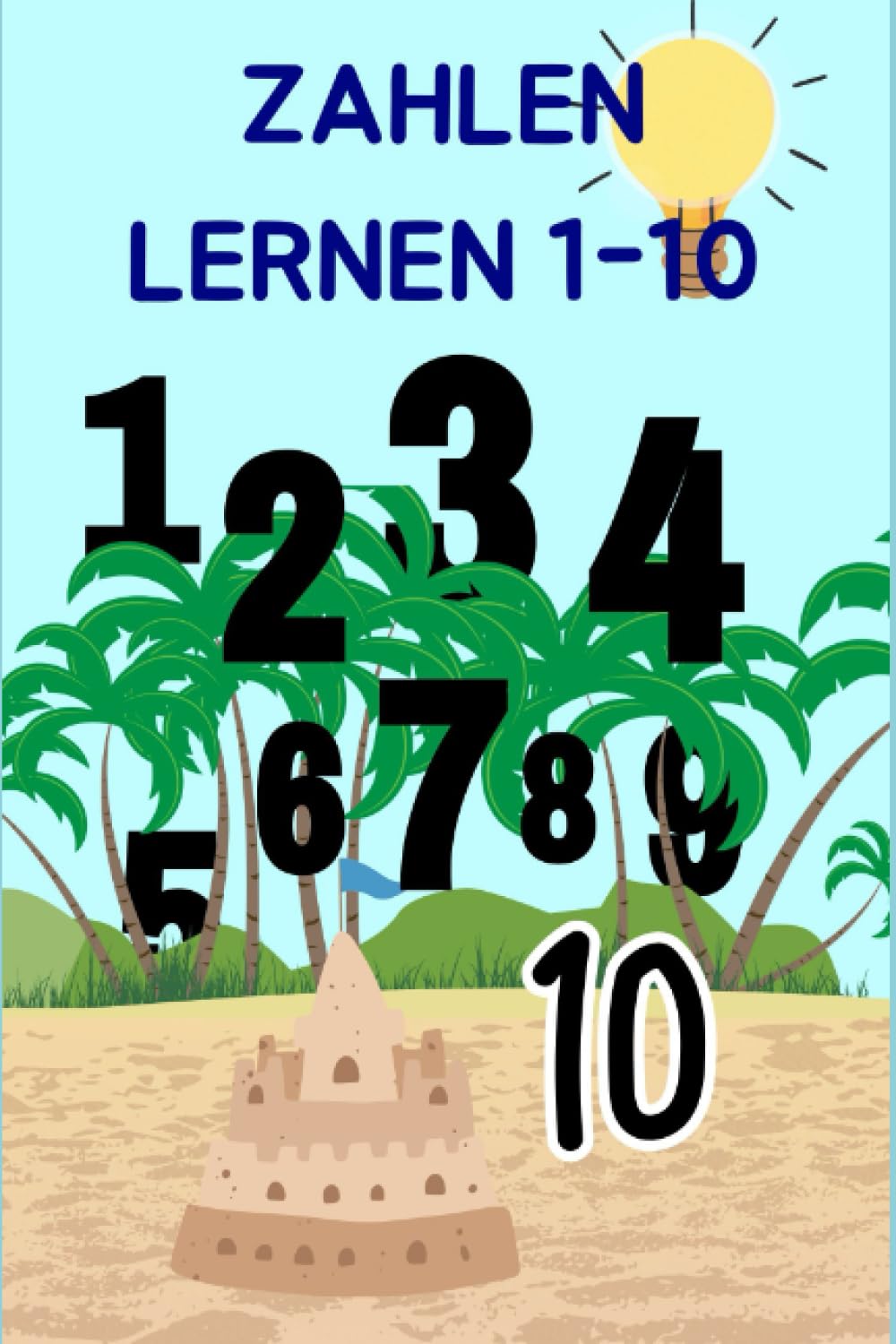 Zahlen schreiben lernen 1-10 und dazu leicht gemacht: Verbinde die Zahlen 1-10 mit ihren entsprechenden Bildern und Zahlen