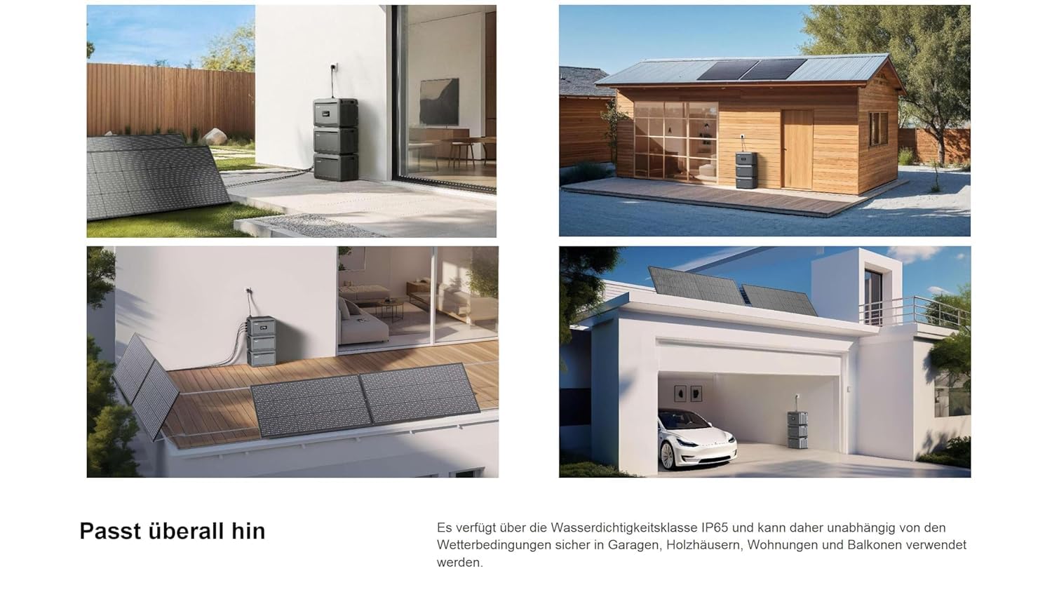 Powerness® Balkonkraftwerk Speicher Growatt NEXA 2000 Speicher All-in-One 2048Wh Speicher mit 4 MPPT 2600W PV-Eingangsleistung für Balkonkraftwerke (0% MwSt)