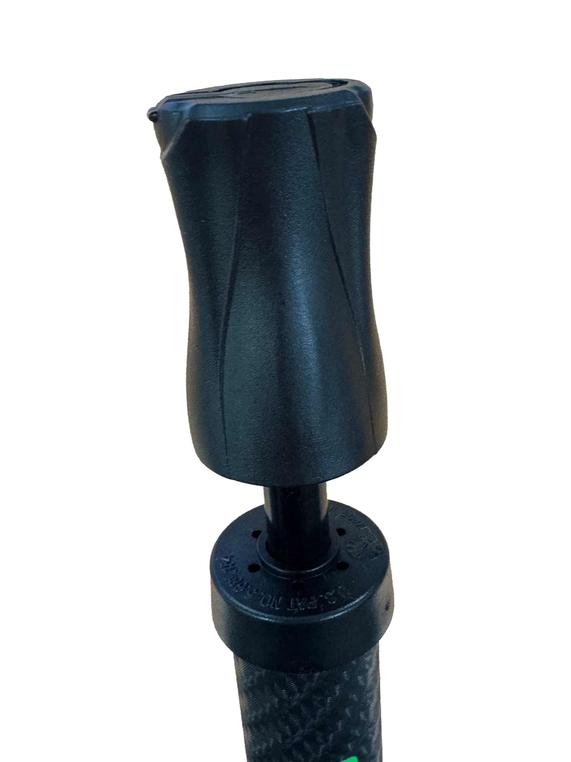 Erima Ballpumpe Pumpe mit Luftdruckmesser, Schwarz/Green Gecko