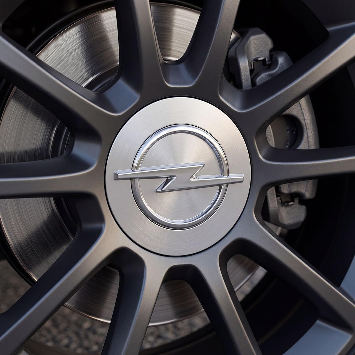 Auto Nabendeckel für Opel 64mm, 4 Stück Silber ABS OEM Radnabenkappen Felgenkappene Nabenkappen Zubehör - 3