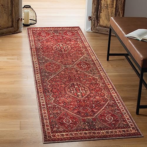 Keen Home Design 2x7 Rug - Machine Washable Runner Rug with Non-Slip Backing, Ideal for Hallway,...