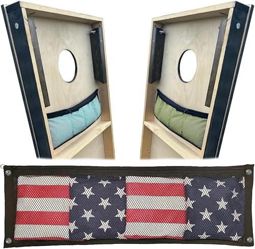 Bolsa de Cornhole Caddy (paquete doble)  Almacenamiento de bolsas de maíz  Accesorios para tableros de Cornhole disponible en Yaxa Mexico