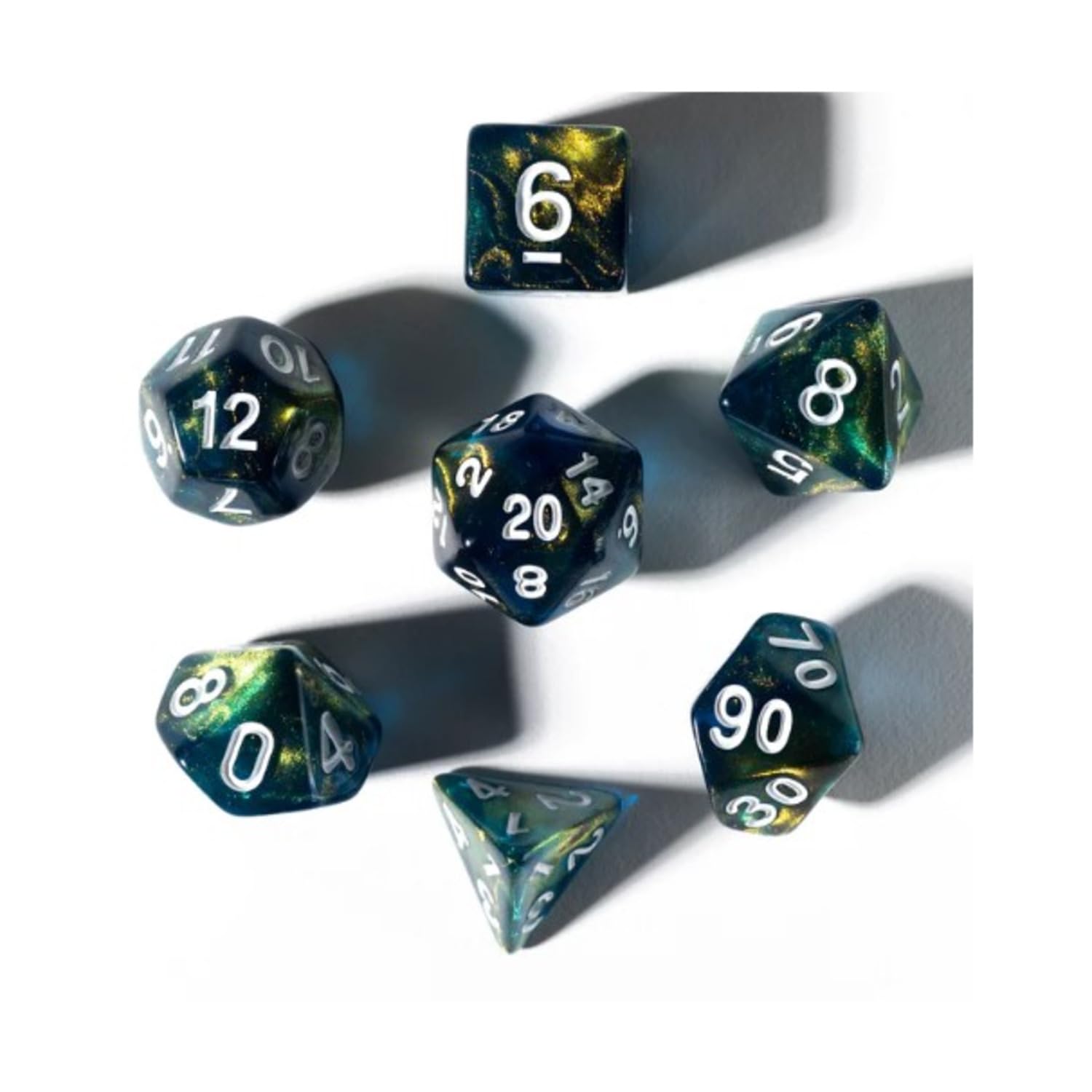 Poly Set - Unearthed Treasure - Onyx (8)