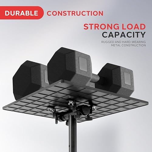 Miniatura 3 de Pyle portátil Proyector Soporte Heavy Duty trípode altura ajustable para presentaciones computadora portátil de DJ Negro