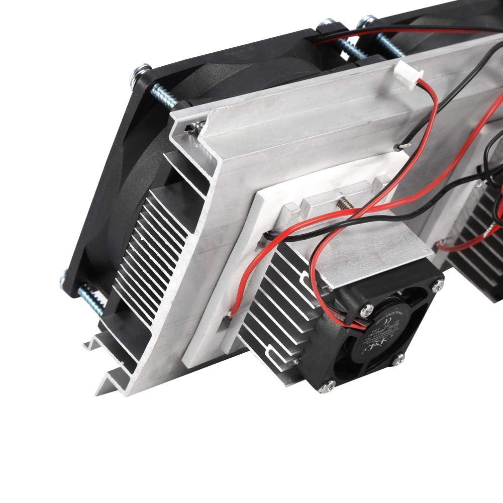 Système de refroidissement par refroidissement par air de thermoélectrique de réfrigération à semi conducteurs à trois cœurs pour le refroidissement des plaques