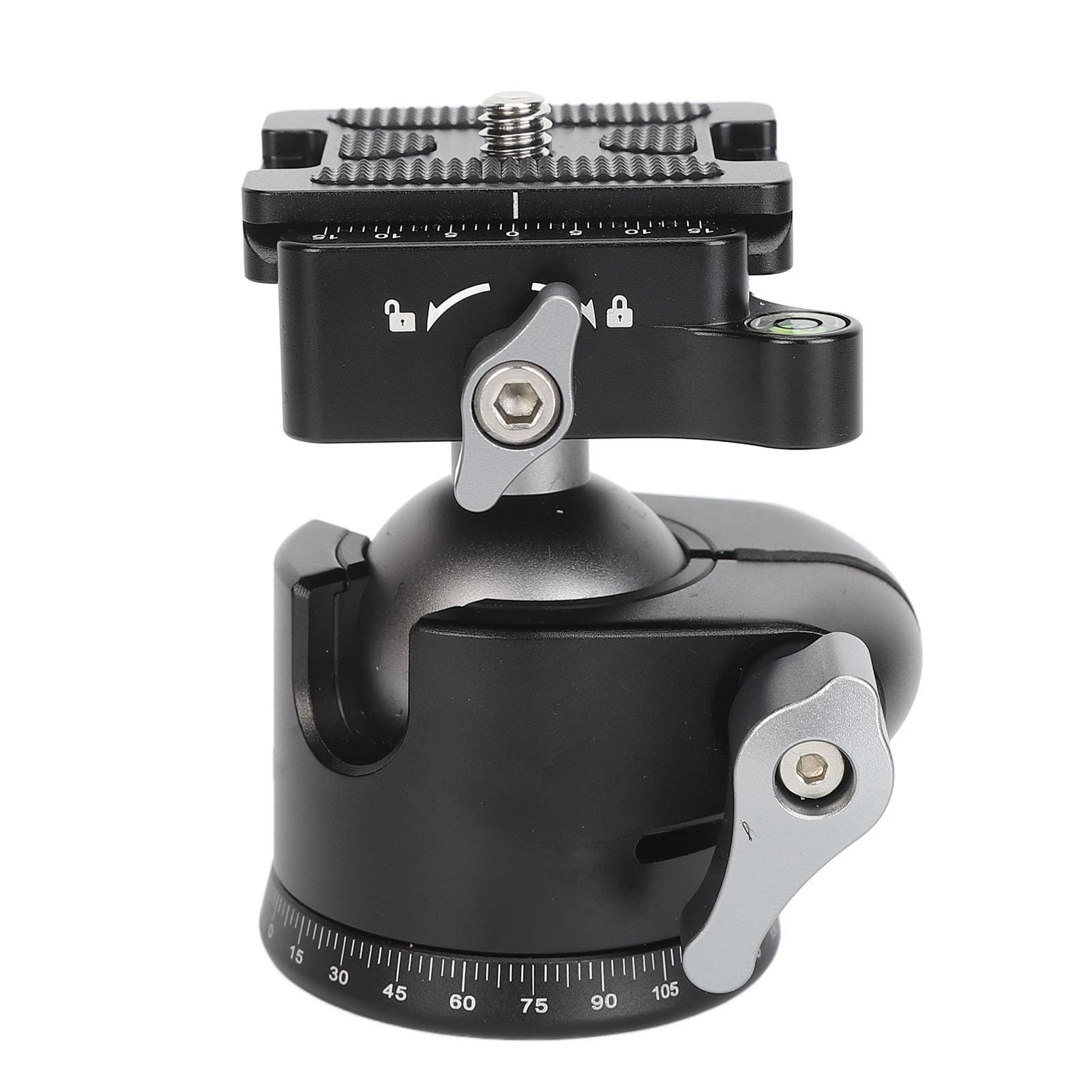 Obrotowa Głowica Statywu o 360° Niski środek Ciężkości 32 Mm Bardzo Wszechstronna do Aparatów i Lornetek Fotografia Plenerowa