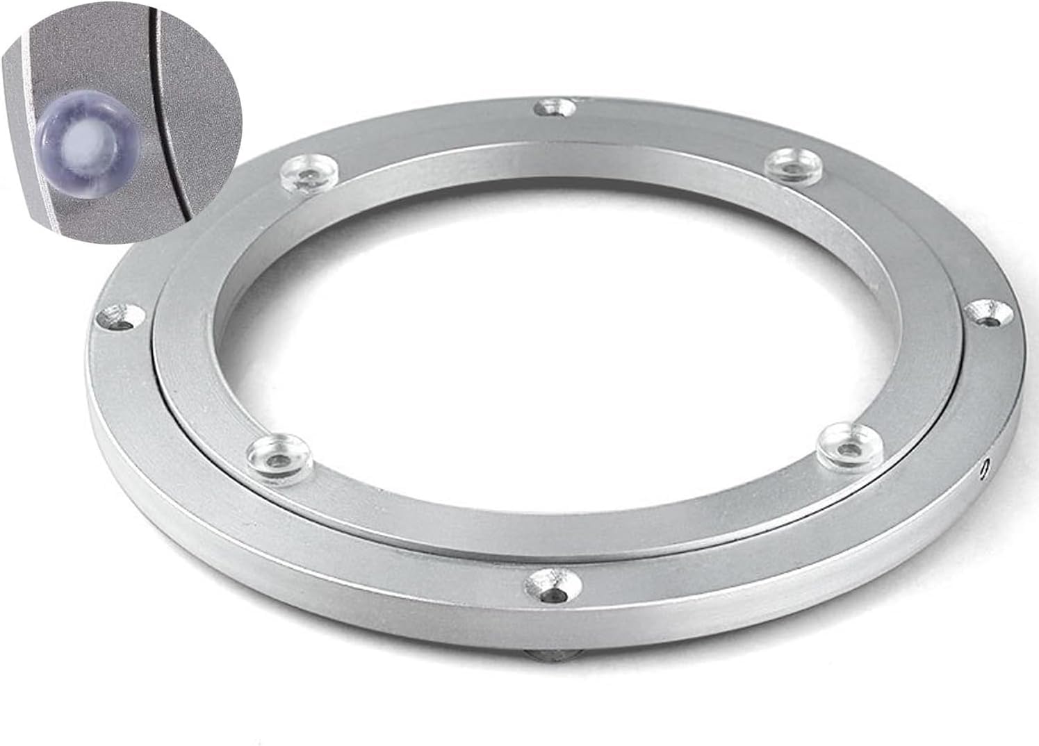 Roulement de tourne-disque en aluminium : base pivotante robuste 360° pour platine