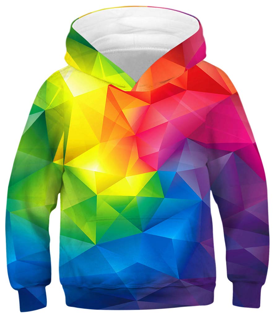 Ocean Plus Bambini e Ragazzi Felpe con Cappuccio Bambino Multi Teens Colorate Felpa Maniche Lunghe Bambina Pullover