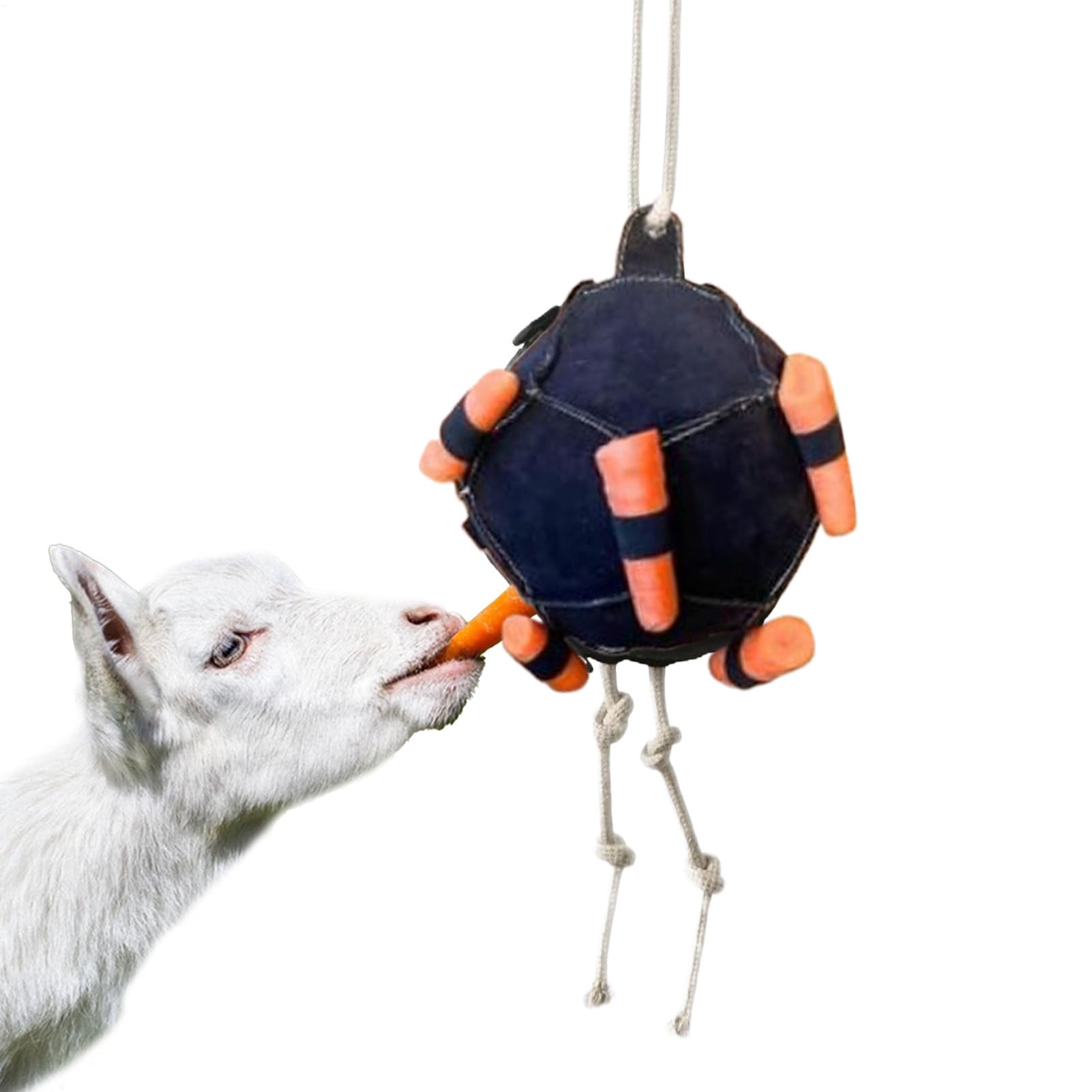Horse Enrichment Toys – Horse Slow Feeder Ball, Hay Ball Stall Toy | Equine Carrot Feeder For Training, Farm & Stable Use, Boredom Relief Toy For Horses, Goats, Cattle, Sheep
