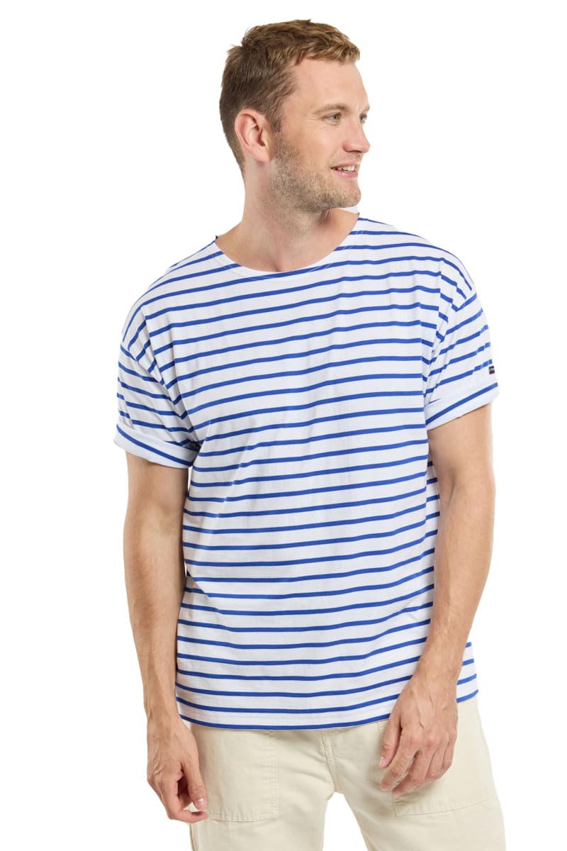 Armor Lux Marinière Theviec Men's T-Shirt - White - X-Large