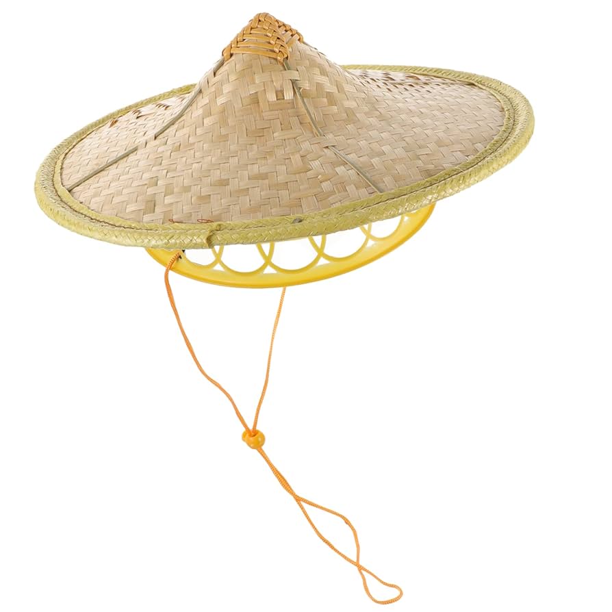 Amazon | [Housoutil] 竹編み忍者ハット 軽量 ポータブルな装飾