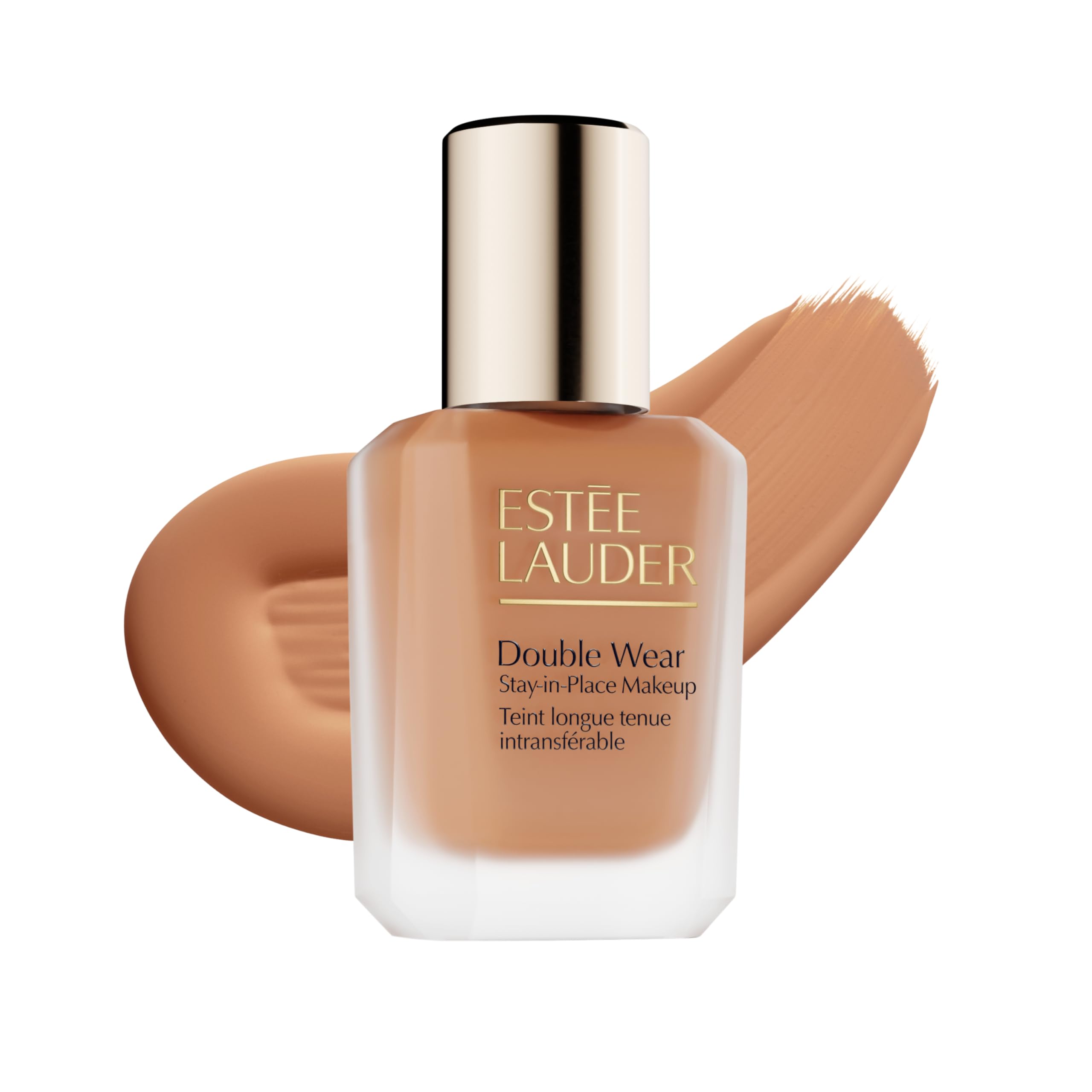 Estée Lauder Double Wear Stay-in-Place Foundation Makeup | 36-Hour Long-Wear Oil-Free Liquid Matte Foundation | Hydrating, Breathable, Buildable | New Formula, 1 Fl Oz, 5W1 Bronze