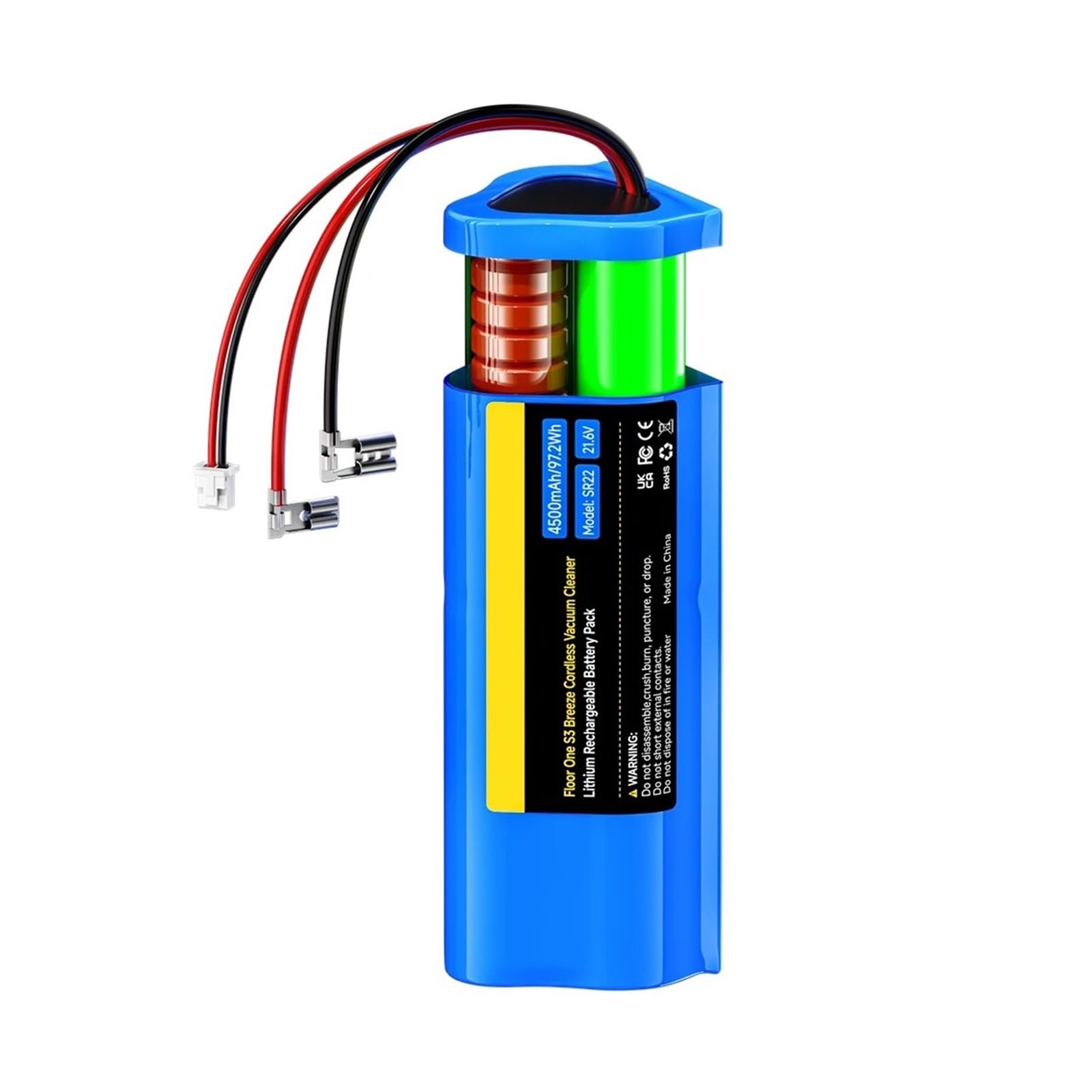 Vacuum Lithium Battery,Compatible For Tineco,FLOOR ONE S3,IFloor 3 Breeze S3 Cleaner Robot FW25M-01 HF10E-01 S3-01(1PC Battery)