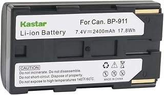 Kastar BP911 Battery (1-Pack) for Canon BP-911, BP-911K, BP-914, BP-915 and Canon ES6500V, ES7000es, ES7000V, ES8000V, ES8100V, ES8200V, ES8400V, ES8600 Camera