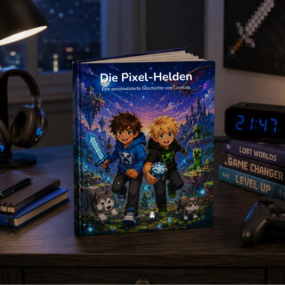 Personalisiertes Kinderbuch im Manga-Stil – Individuelle Geschichte & Manga-Illustrationen | Einzigartiges Abenteuer mit eigenem Namen, Charakter, Thema & Story | Geschenk für Kinder (Softcover)