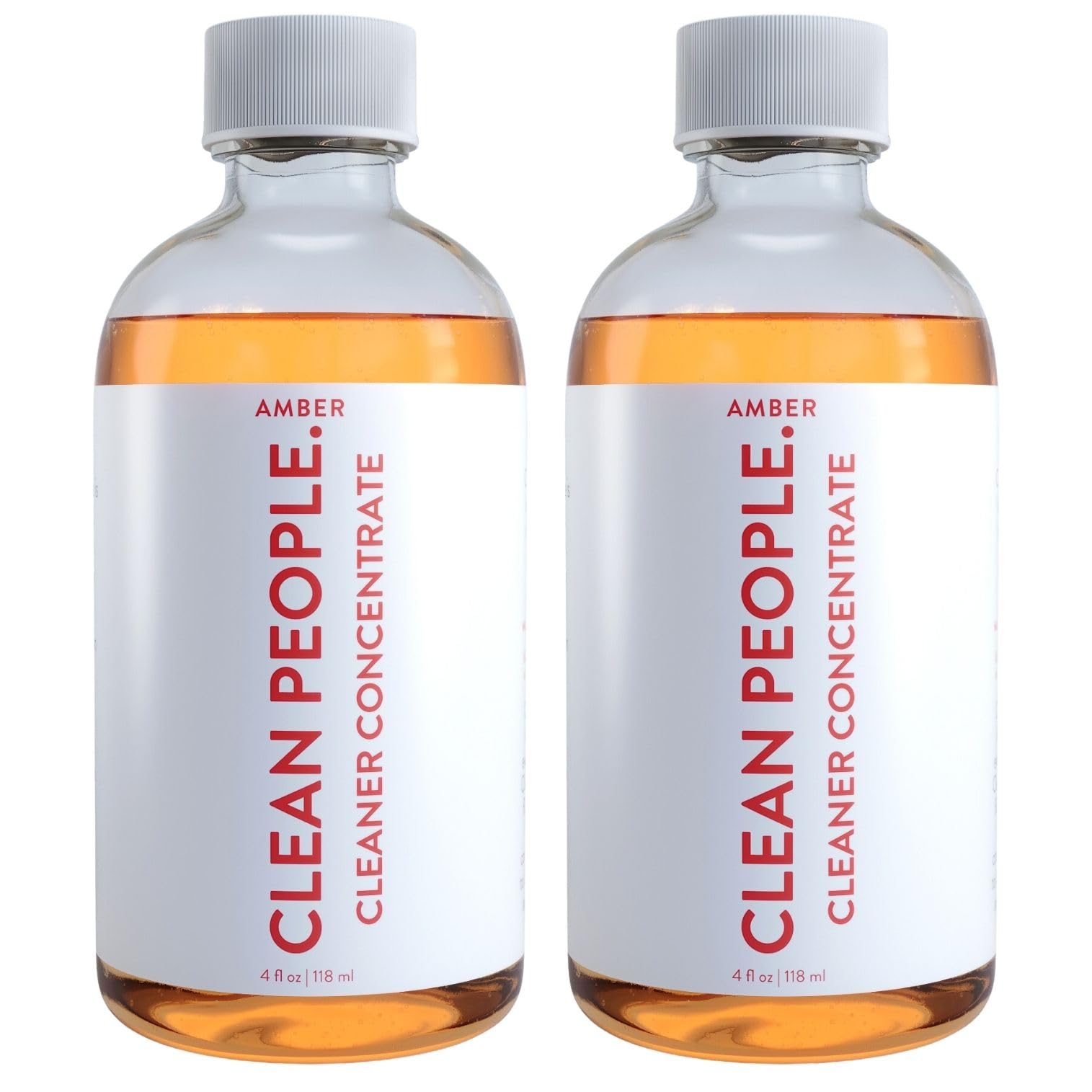 THE CLEAN PEOPLE Cleaner Concentrate - All-Purpose Cleaner for Multi-Purpose Cleaning, Bathrooms, Floors, Concentrated, Recyclable Packaging (Amber