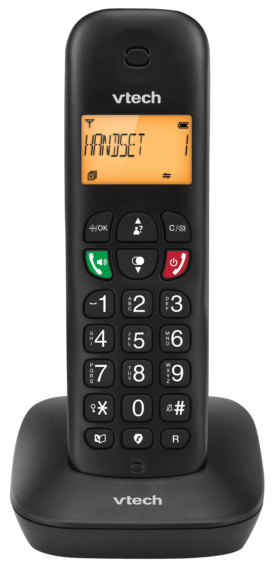 VTech CS1500 Téléphone Sans Fil DECT à Double Charge Avec Blocage D'appel, Identification De L'appelant-Appel En Attente, Haut-Parle - Téléphonie