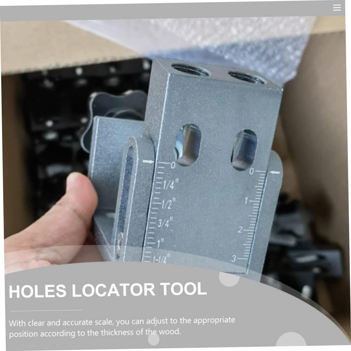 Inclined Hole Drilling Positioner Set 15° Woodworking Drill Bit Locator Clamp Safe and Practical for Woodworking