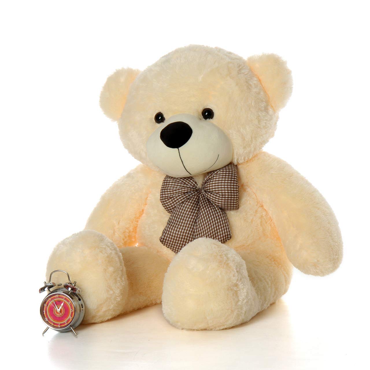 Besties Skin Friendly Red 3 Feet Long Soft Lovable Huggable Cute Giant Life Size Teddy Bear Washable 100% Safe for Kids, Best for Birthday Gift Valentine Gift for Girl Friend (5 Feet, Cream) (B08XPH269T) Amazon Price History, Amazon Price Tracker