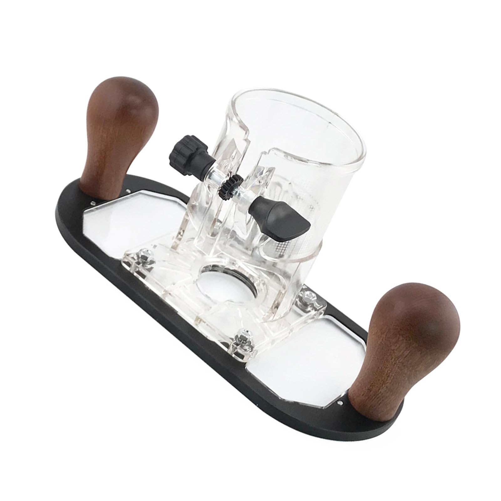 Woodworking Router Base Stabilizers Clear Edges Guide Tool Adjustable Depth Control Aluminum Frame Router Base for Electric Tool