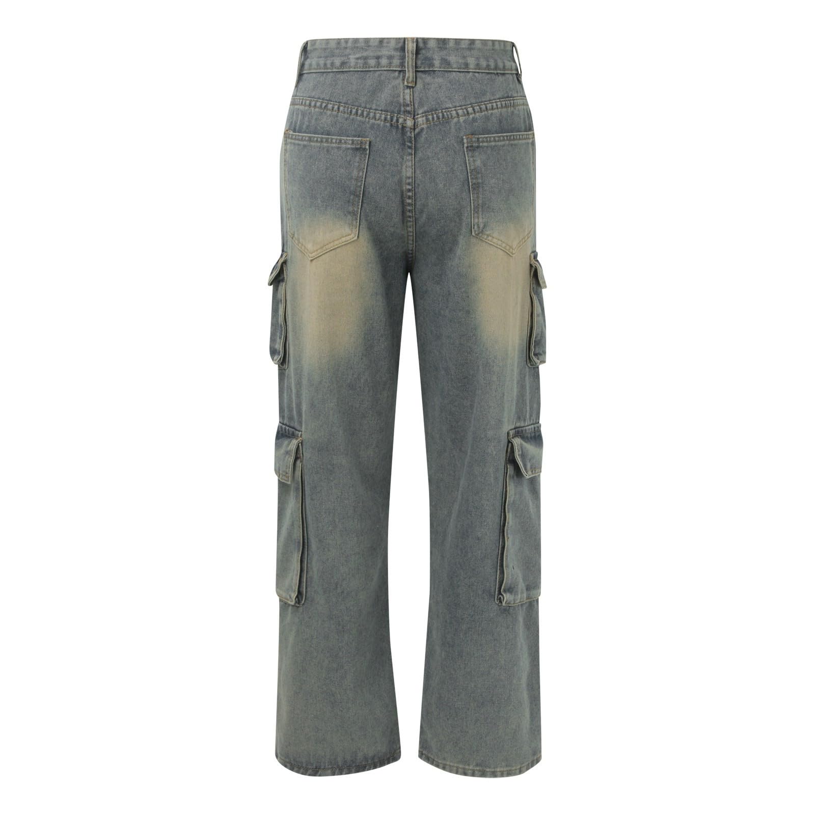 Vaqueros Mujer Ropa Tejanos Invierno Pantalón Elasticos Casual Vaquero Pantalones Baggy Ancho Rectos Tallas Grandes Ligero Pantalon Primavera