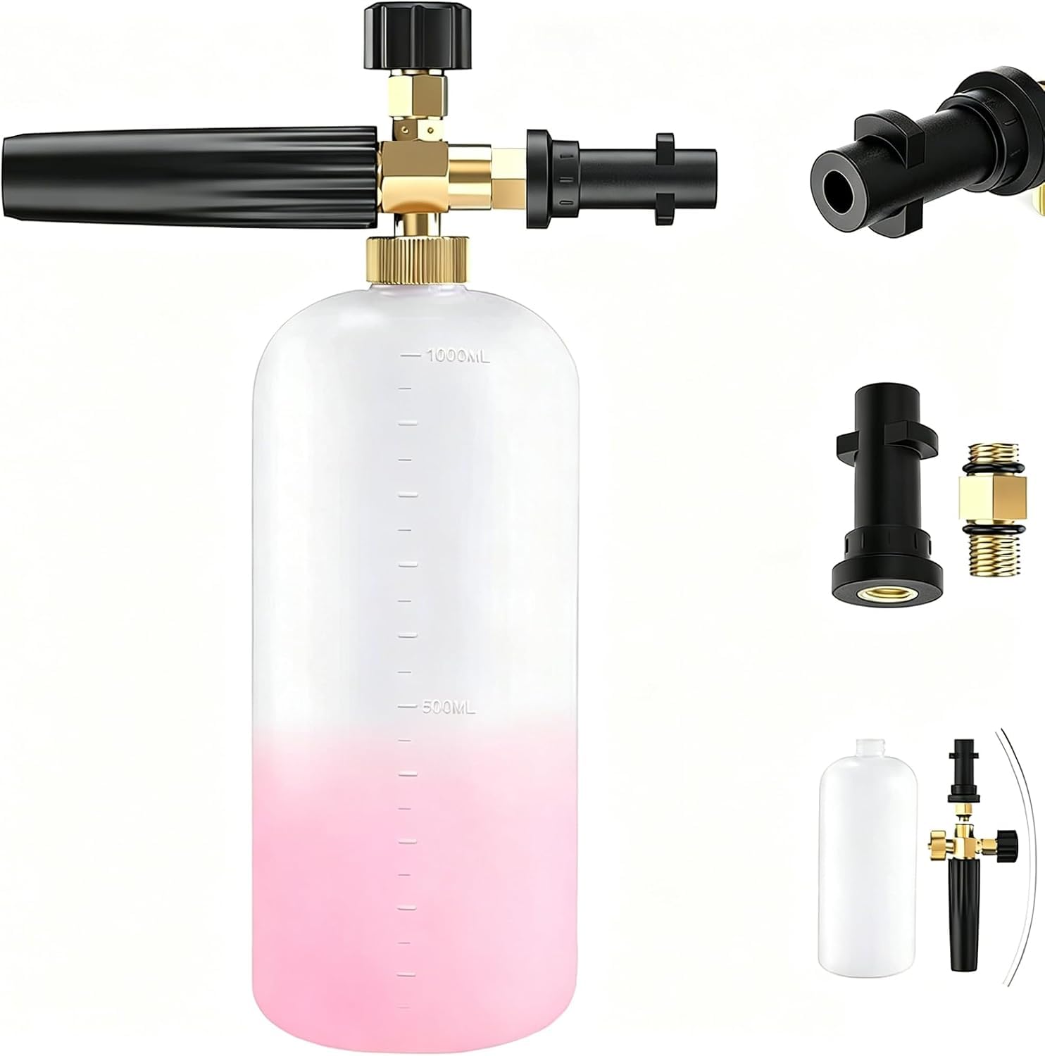 Efficient Foam Gun for Karcher Pressure Washers, 1L Capacity, Fast Cleaning