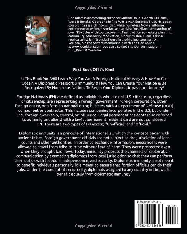 Miniatura 2 de Can't Touch This Diplomatic Immunity As A Foreign National (Million Dollars Worth Of Game)