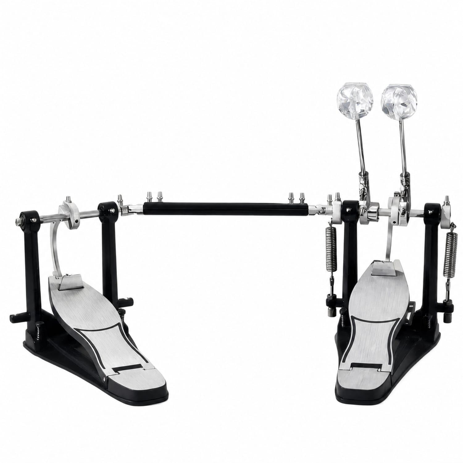 Adjustable Double Bass Drum Pedal Universal Double Kick Pedal All-Metal Driveshaft Rod Compatible for Drummers, Beginners, Live Gigs, Practice Rooms, D-600-image-13