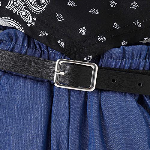 Conjunto de duas peças para crianças de verão para meninas, sem mangas, estampas, shorts e shorts (p